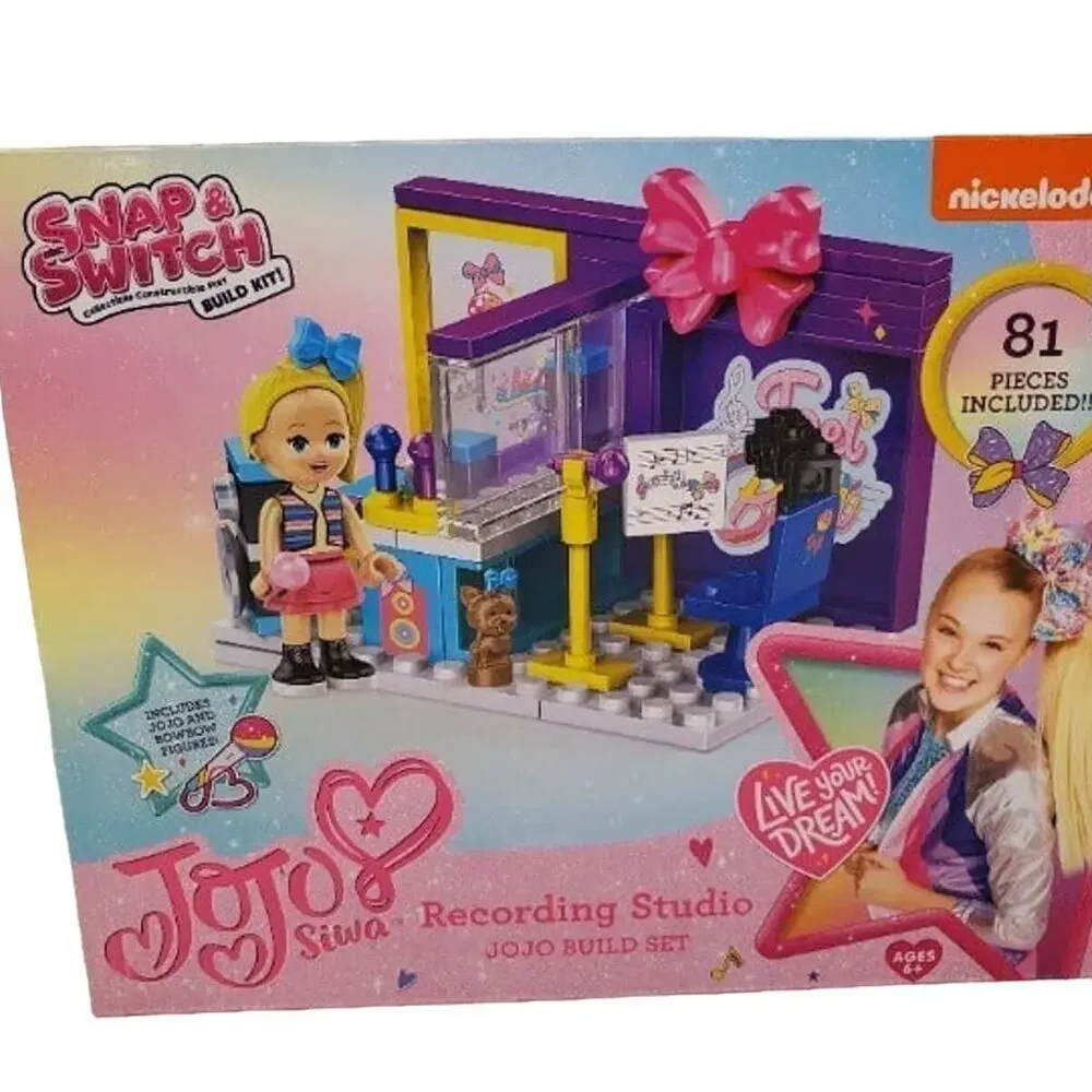 JoJo Siwa Building Sets JoJo Siwa Snap and Switch Building Kit Building STEM